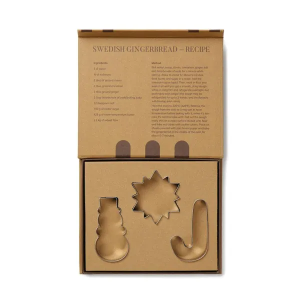  VINGA Classic cookie cutter 3-piece set - Vinga Grey 