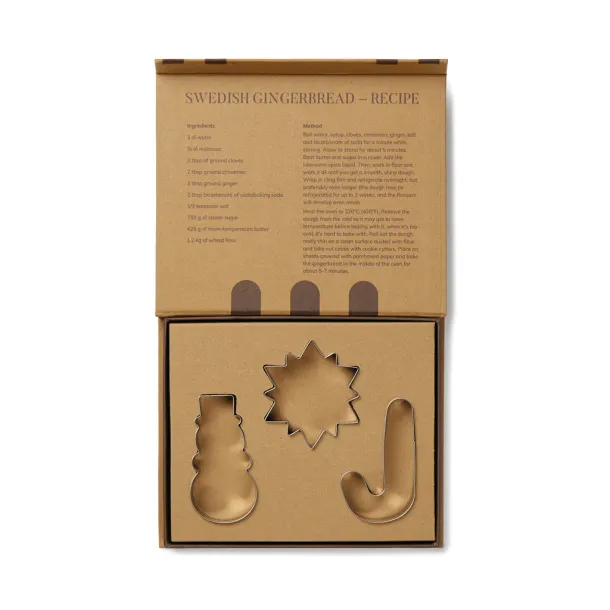  VINGA Classic cookie cutter 3-piece set - Vinga Grey 