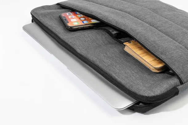 Laddex RPET laptop torba, 15" Srebrna