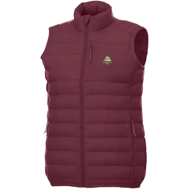 Pallas women's GRS recycled insulated bodywarmer - Elevate Deep Burgundy