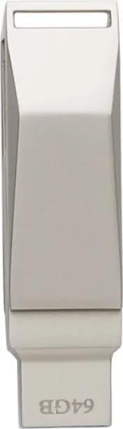 Dorian USB stick od legure cinka - 64 GB Srebrna