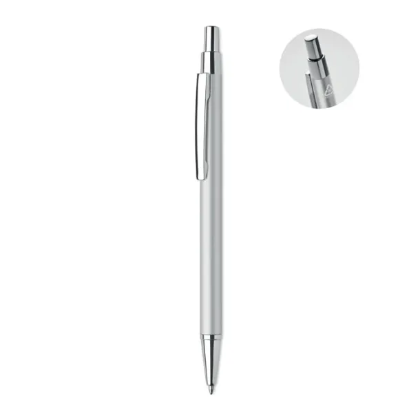 DANA Recycled aluminium ball pen Silver