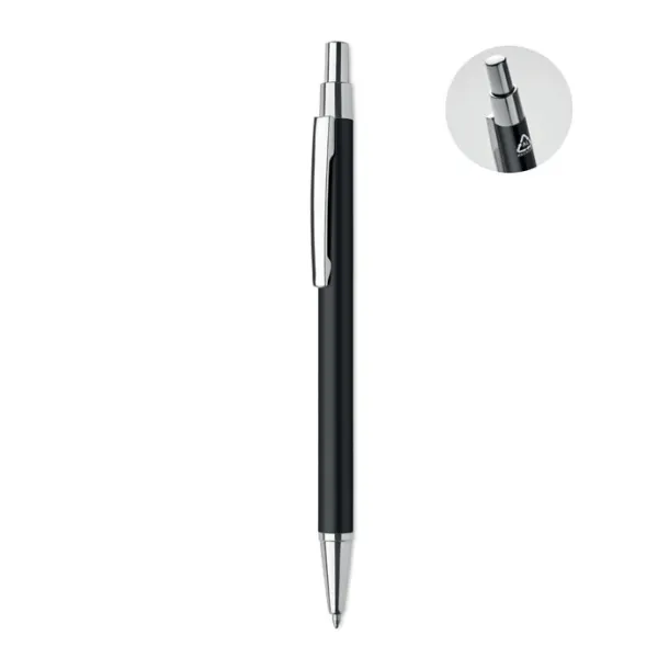 DANA Recycled aluminium ball pen Black