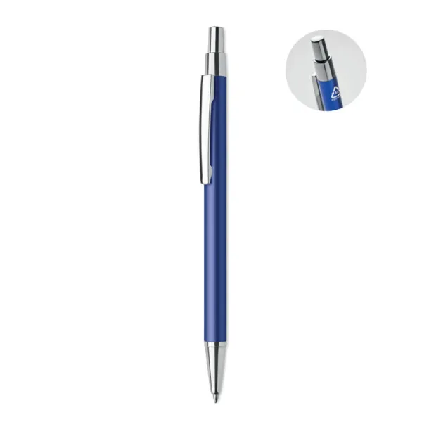 DANA Recycled aluminium ball pen Royal blue