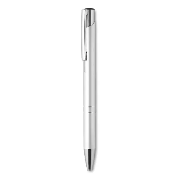 BERN Push button pen Silver