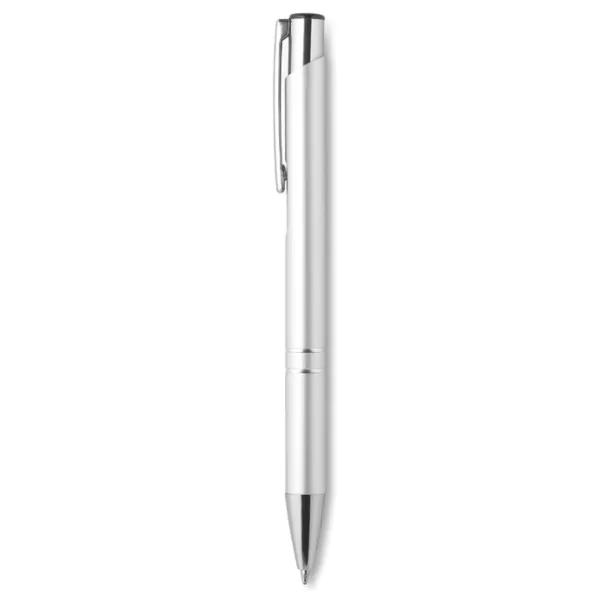 BERN Push button pen Silver