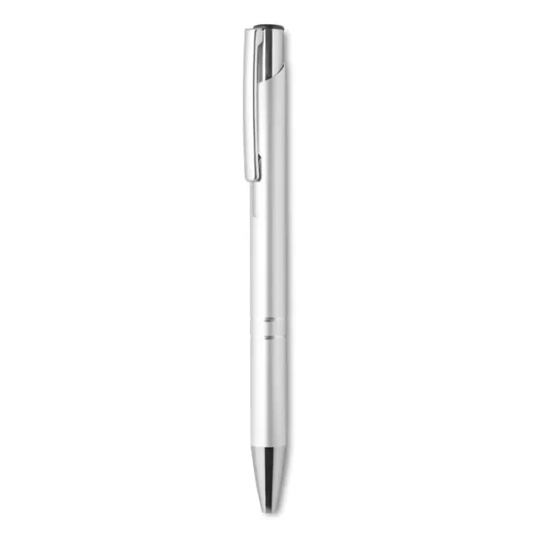 BERN Push button pen Silver