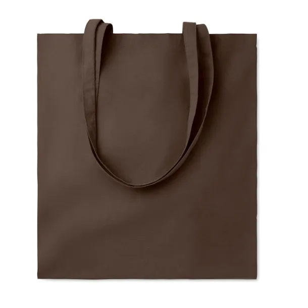 COTTONEL COLOUR ++ Cotton shopping bag 180gr/m2 Chocolate