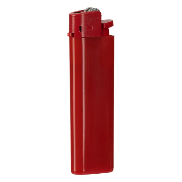 FUEGO Plastic flint lighter Red