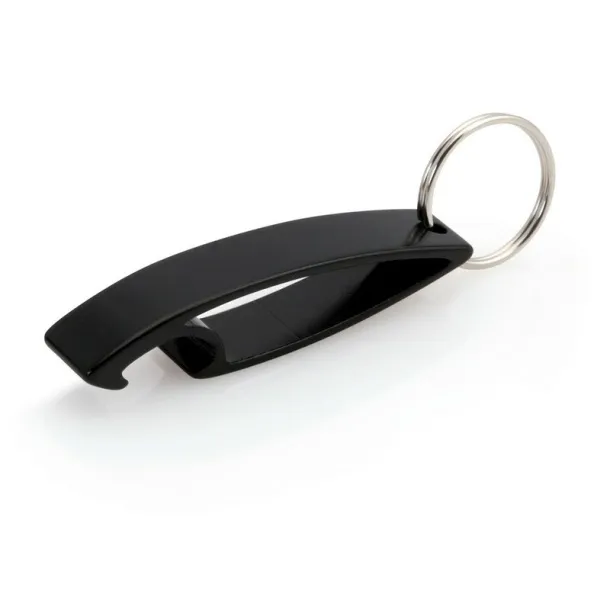  Keyring, bottle opener black