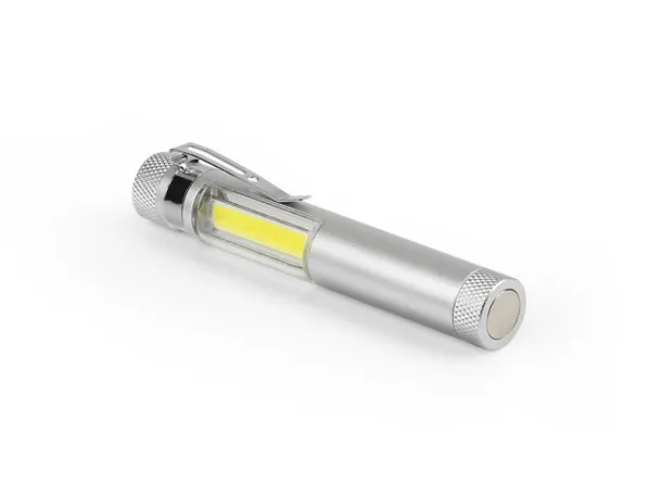 BLITZ flashlight (COB) Silver