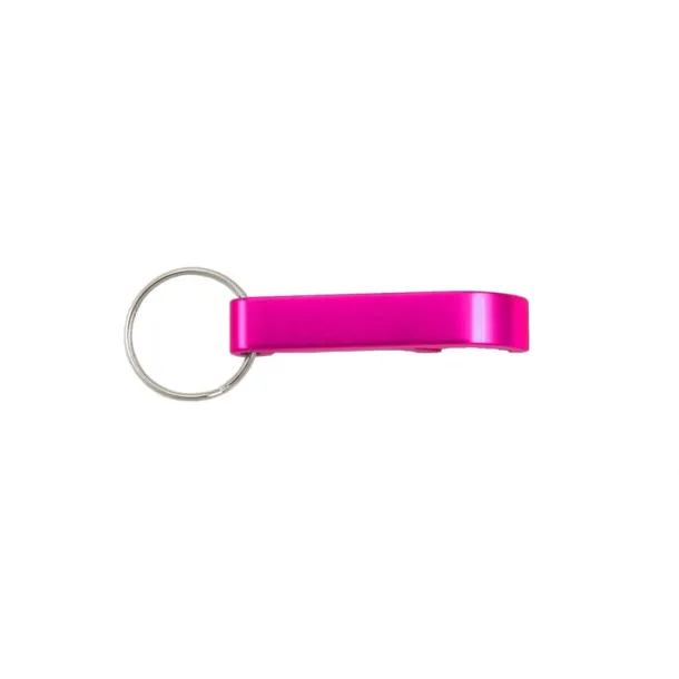  Keyring, bottle opener pink