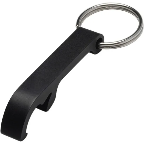  Keyring, bottle opener black