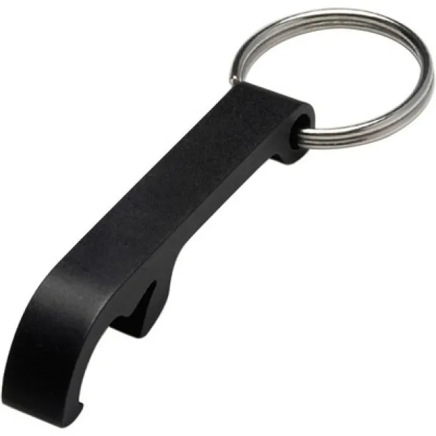  Keyring, bottle opener black