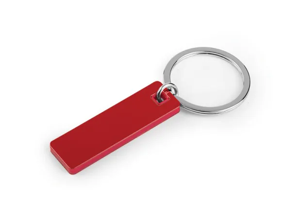 PIANO COLORE Metal keyring Red