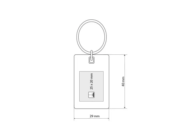 CUBINO COLORE Metal key holder Gun