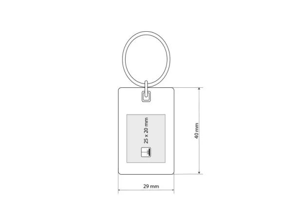 CUBINO COLORE Metal key holder Gun