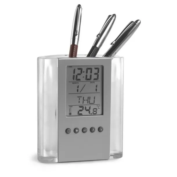  Pen holder with multifunctional clock neutral