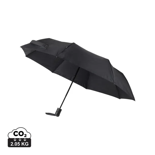 VINGA Baltimore AWARE™ RPET 21" kišobran - Vinga black 