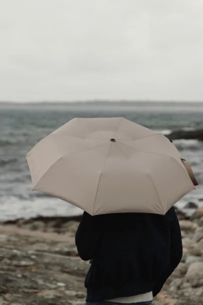 VINGA Baltimore AWARE™ RPET 21" umbrella - Vinga greige