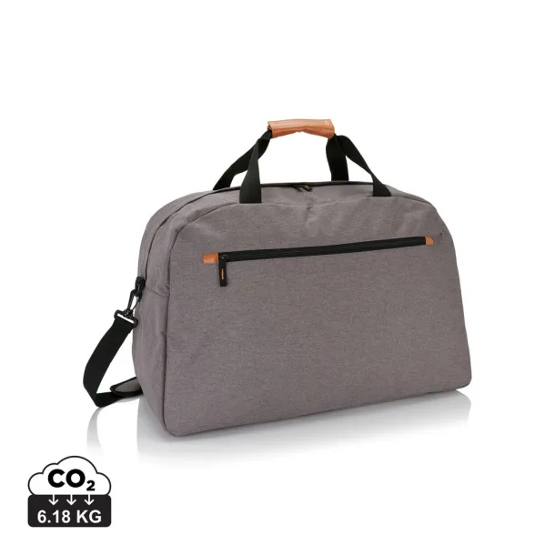  Fashion duo tone travel bag PVC free - XD Collection Cool Grey 9 