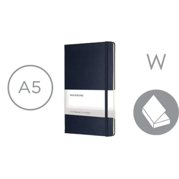  MOLESKINE dnevnik A5 dark blue