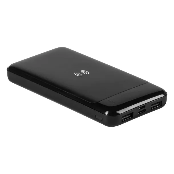COMO W Bežična prijenosna baterija, 8 000 mAh Crna