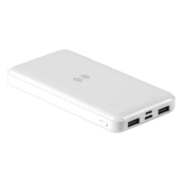 COMO W Bežična prijenosna baterija, 8 000 mAh Bijela