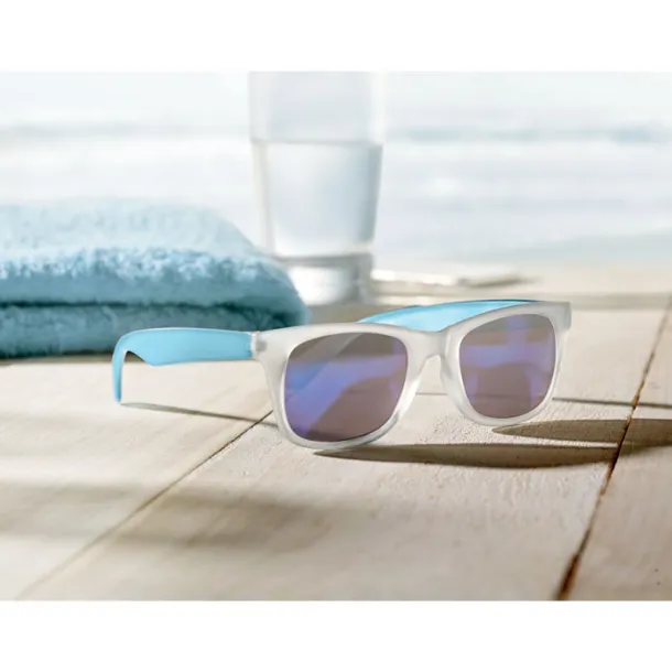 AMERICA TOUCH Sunglasses with mirrored lense Blue