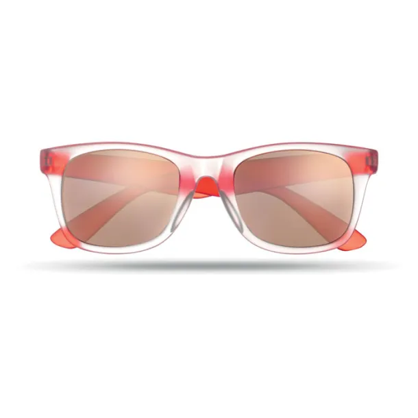 AMERICA TOUCH Sunglasses with mirrored lense Red