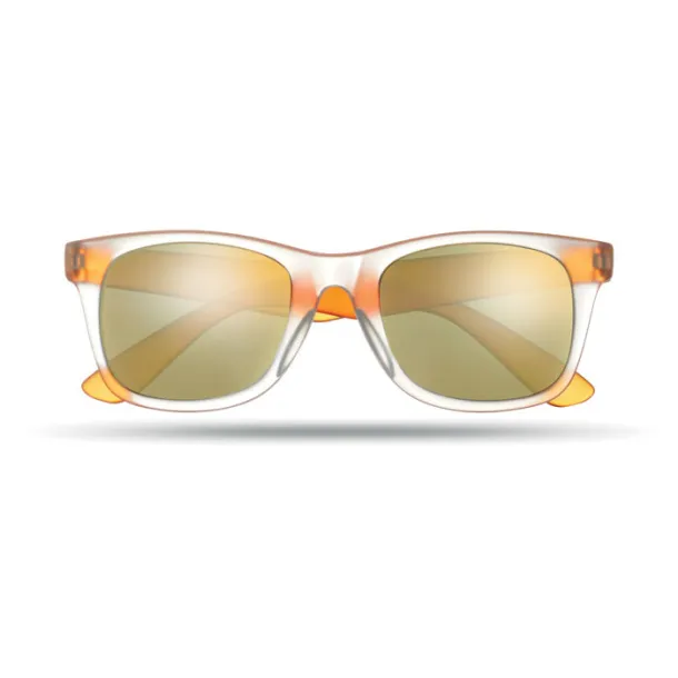 AMERICA TOUCH Sunglasses with mirrored lense Orange