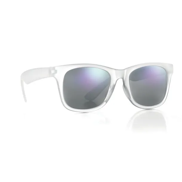 AMERICA TOUCH Sunglasses with mirrored lense Transparent