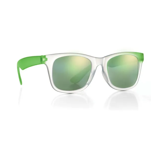 AMERICA TOUCH Sunglasses with mirrored lense Green