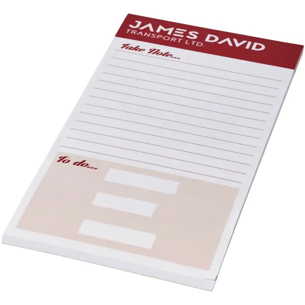 Desk-Mate® 1/3 A4 notepad - Unbranded White