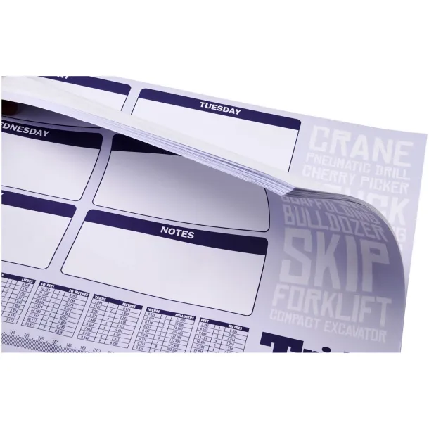 Desk-Mate® A2 notepad - Unbranded White