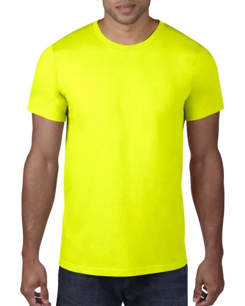  ADULT LIGHTWEIGHT TEE - Anvil Safety Green