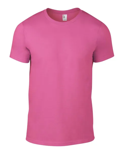  ADULT LIGHTWEIGHT TEE - Anvil Safety Pink