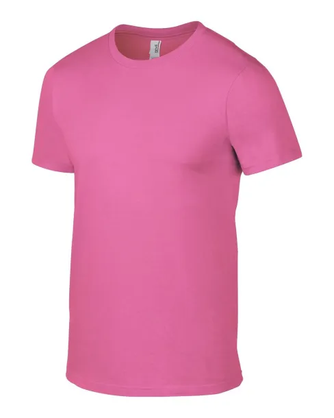  ADULT LIGHTWEIGHT TEE - Anvil Safety Pink