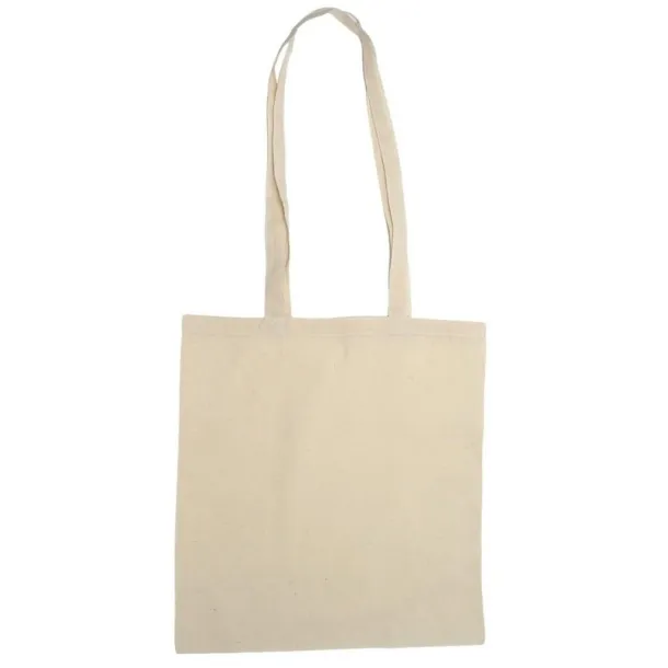  Cotton shopping bag, 140 g/m2 beige