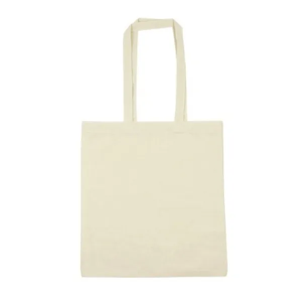  Cotton shopping bag, 140 g/m2 beige