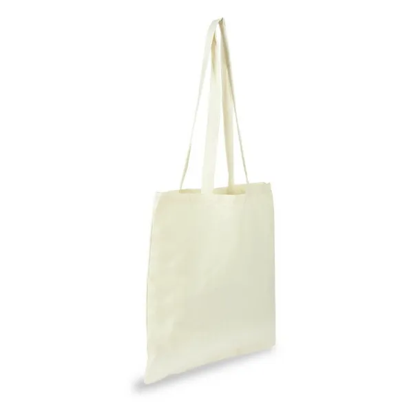  Cotton shopping bag, 140 g/m2 beige