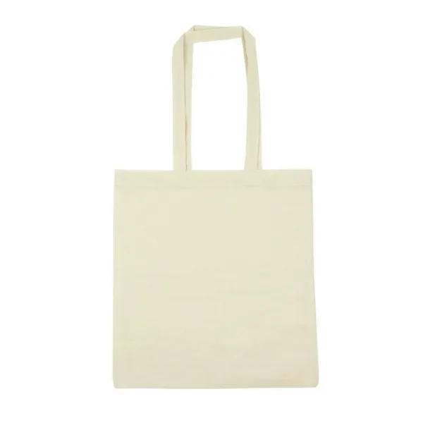  Cotton shopping bag, 140 g/m2 beige