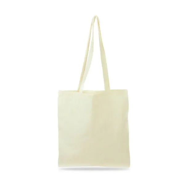  Cotton shopping bag, 140 g/m2 beige