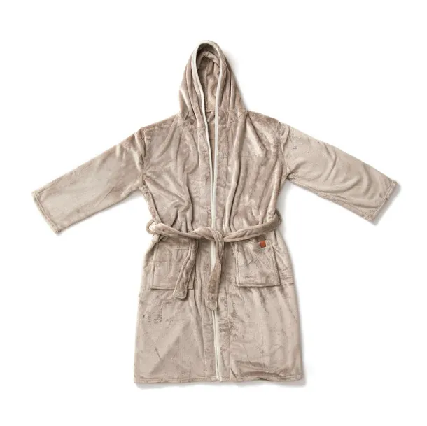  VINGA Louis luxury plush RPET robe - Vinga Grey 