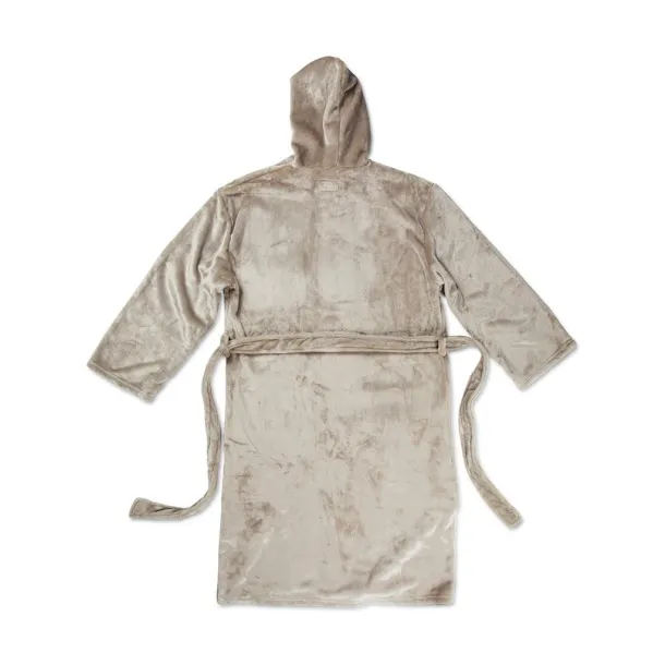  VINGA Louis luxury plush RPET robe - Vinga Grey 