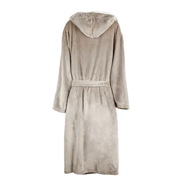  VINGA Louis luxury plush RPET robe - Vinga Grey 