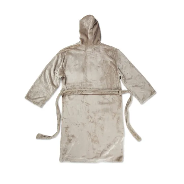  VINGA Louis luxury plush RPET robe - Vinga Grey 