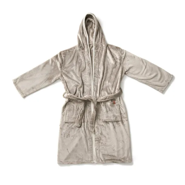  VINGA Louis luxury plush RPET robe - Vinga Grey 