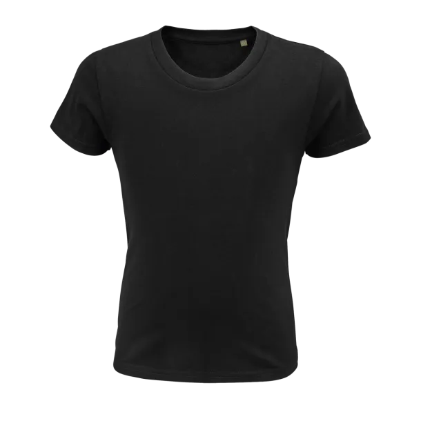 SOL'S PIONEER KIDS’ ROUND-NECK FITTED JERSEY T-SHIRT - SOL'S Black