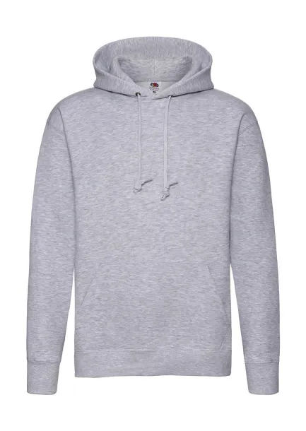  Premium Hooded Sweat - Fruit of the Loom Heather Grey